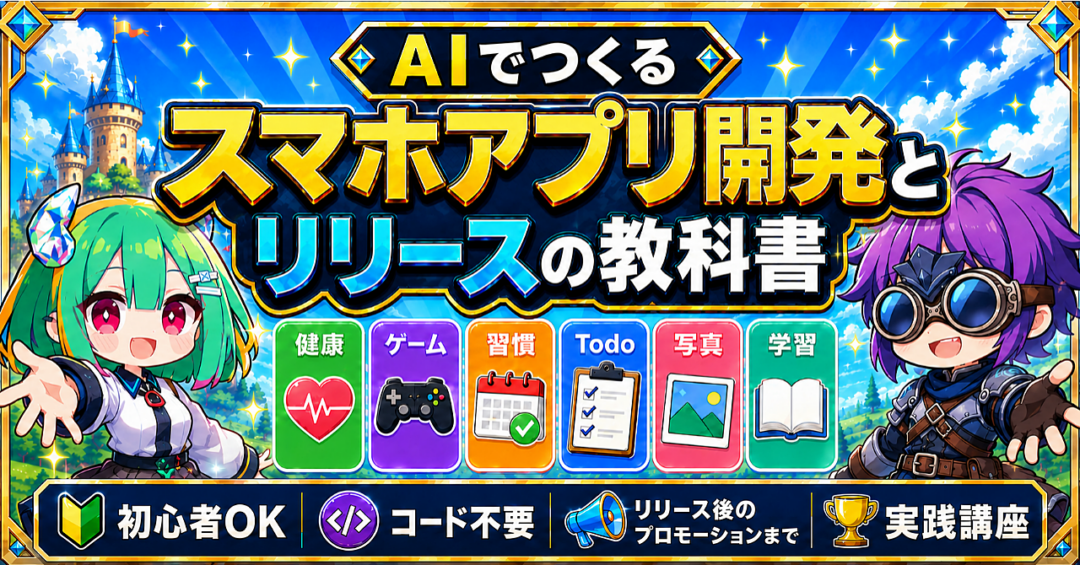AIでつくる スマホアプリ開発とリリースの教科書